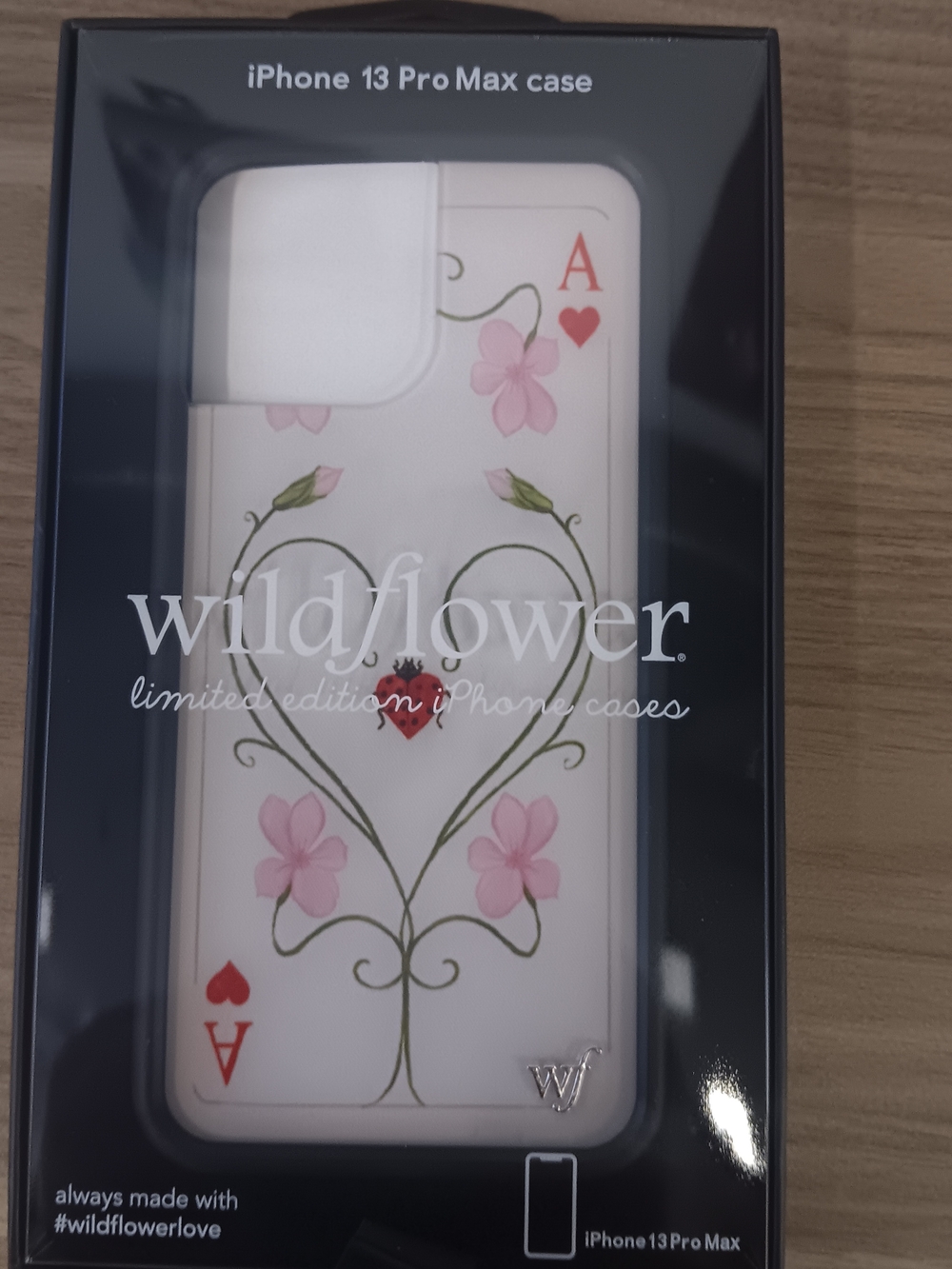 Wildflower Black and White Branded Packaging Panel